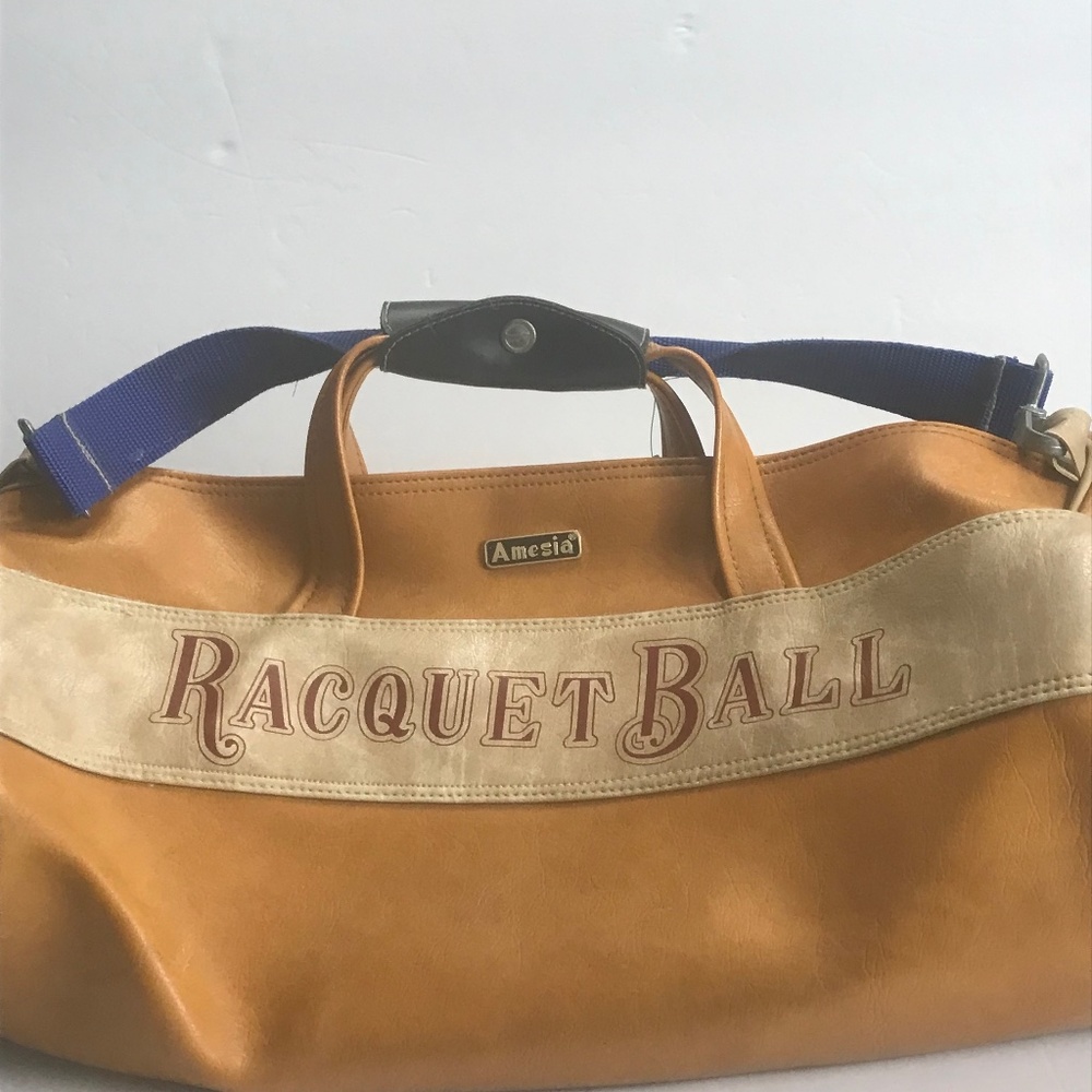 Vintage Amesia Racquet Ball bag